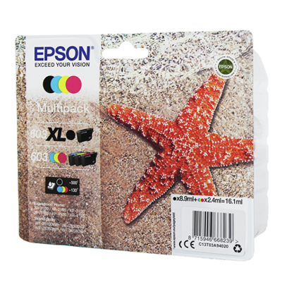 Epson 603XL Cartridges Combo Pack Inkt