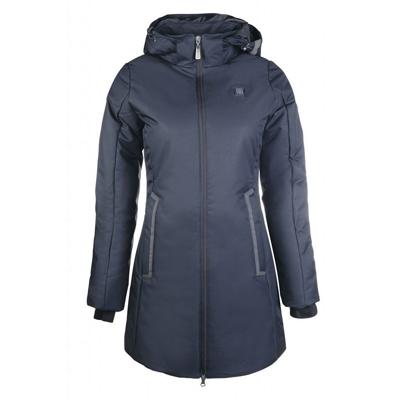 HKM Elegant Winterjas heated donkerblauw maat:m