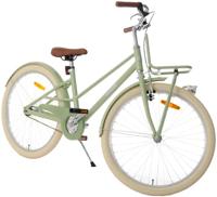 AMIGO Urban Aluminium Frame 24 Inch Meisjes Terugtraprem Groen - thumbnail