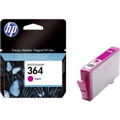 Originele HP 364 magenta inktcartridge voor HP DeskJet 3070A en HP Photosmart 5525/6525 (CB319EE)
