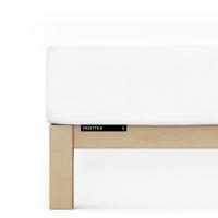 Schlafgut Schlafgut Badstof Hoeslaken L - 140x200 - 160x200 101 Full-White - thumbnail