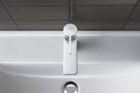 Wastafelkraan Duravit D-Neo Mengkraan EcoStart Eengreeps 5x13.9x15.1 cm Chroom Duravit - thumbnail