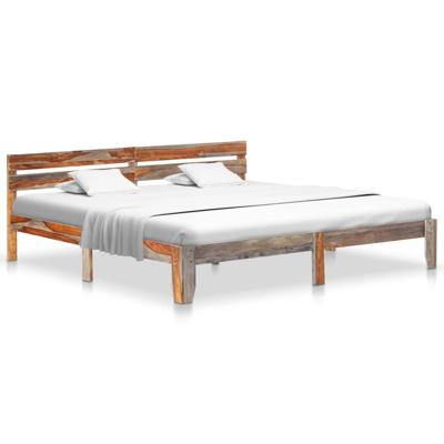 Bedframe massief sheeshamhout 200x200 cm Bedframe massief sheeshamhout 200x200 cm