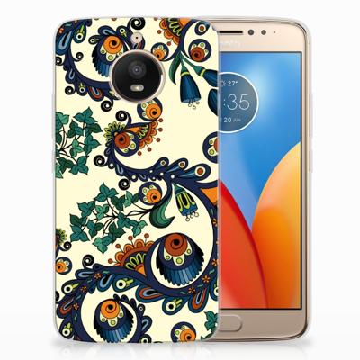 Siliconen Hoesje Motorola Moto E4 Plus Barok Flower