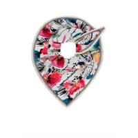 POM Amsterdam sjaal Delicious Mess multi - thumbnail