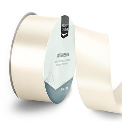 Vaessen Creative • satijnlint 20mx38mm antiek wit