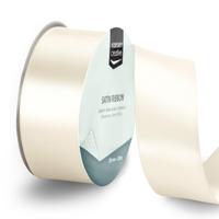 Vaessen Creative • satijnlint 20mx38mm antiek wit - thumbnail