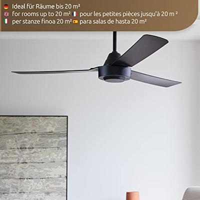 Beacon Plafondventilator zwartCalypso Ø 122cm IP20 - 213017