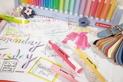 STABILO swing cool pastel markeerstift, creamy peach