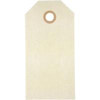 Creativ Company Manilla-labels, afm 5x10 cm, 250 gr, crème, 1000 stuk/ 1 doos - thumbnail