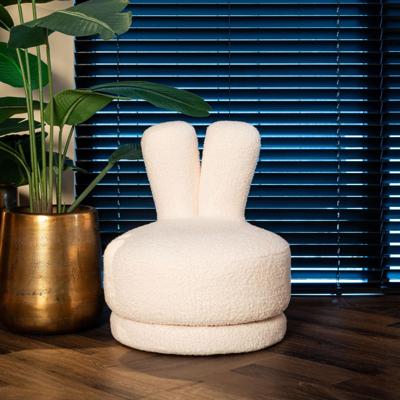 Richmond Kids Draaifauteuil 'Bunny' Teddy, kleur Wit