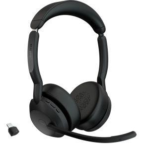 Jabra 25599-999-899 hoofdtelefoon/headset Draadloos Hoofdband Kantoor/callcenter Bluetooth Oplaadhouder Zwart
