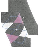 Burlington 2-paar everyday dames sokken - Biologisch katoenen vrouwen sokken met ruit print - thumbnail