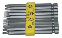 C.K T4525 Bitset 10-delig Plat, Kruiskop Phillips, Kruiskop Pozidriv, Binnen-zesrond (TX) - thumbnail