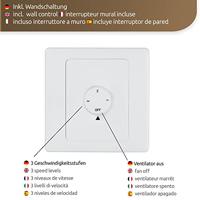 Beacon Plafondventilator witCalypso Ø 122cm IP20 - 213015 - thumbnail