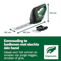 Bosch Home and Garden ADVANCEDSHEAR 18-10 Grasschaar, Struiksnoeischaar Accu Incl. accu, Incl. oplader 18 V Li-ion - thumbnail