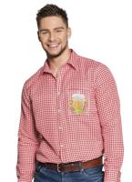 Rode Apres Ski Blouse Budget Heren - thumbnail