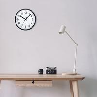 NeXtime NX-7366ZW Wandklok Robust 25.5 cm Zwart/Wit - thumbnail