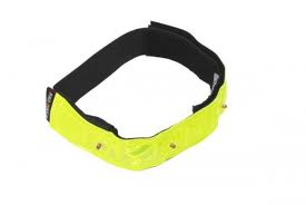 Benson LED armband reflecterend fluor met ledjes - 5700331