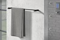 Zack Carvo Handdoekstang 65,8 cm zwart - thumbnail