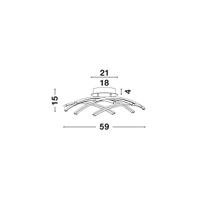 Lyora PlafondlampNarvi zwart - 9848136 - thumbnail