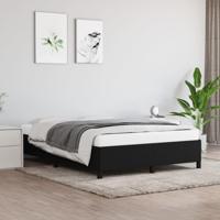 Bedframe zonder matras stof zwart 140x200 cm - thumbnail
