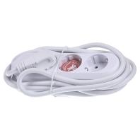 Bachmann 387271 Stekkerdoos 3-voudig Wit Randaarde stekker 1 stuk(s)