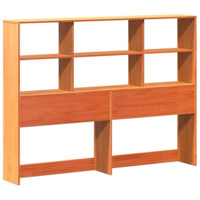 Bedframe zonder matras massief grenenhout wasbruin 160x200 cm