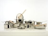Alessi Pannenset Pots&Pans - AJM100S9 - door Jasper Morrison - 6 Delig - thumbnail