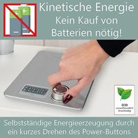 Profi Cook PC-KW 1263 Keukenweegschaal Digitaal Weegbereik (max.): 5000 g RVS - thumbnail