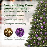 VidaXL Kunstkerstboom met 300 led groen 180 cm pvc en metaal - thumbnail