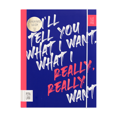 Pepa Lani Bullet Journal PRO Flower I'll tell you what I want