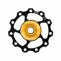 SunRace derailleurwiel 11t alloy goud - thumbnail