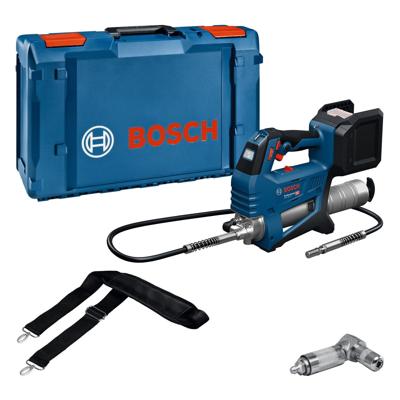 Bosch Blauw GFP 18V-10 Accuvetspuit | Solo in XL-Boxx | Incl. 90 Koppeling en Schouderband | Zonder Accu en Lader - 06019N6001 Bosch Blauw GFP 18V-10 Accuvetspuit | Solo in XL-Boxx | Incl. 90 Koppeling en Schouderband | Zonder Accu en Lader - 06019N6001