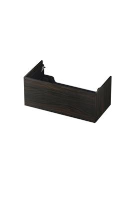 INK - Onderkast 1 Lade Push 2 Open Bestaande Uit - 900x450x376 Mm - Intens Eiken