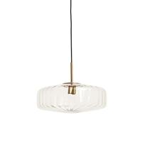 Light & Living Hanglamp 'Pleat' Glas, 40cm, kleur Transparant - thumbnail