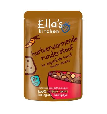 Ella&apos;s Kitchen hartverwarmende runderstoof 8+ biologisch 190 g bij Jumbo