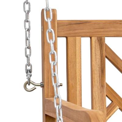 Schommelbank Anders Bruin 114 x 60 x 64 cm Massief teakhout