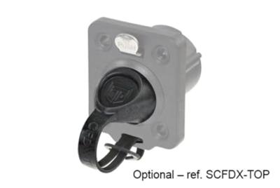 Neutrik NC3FDX-TOP female XLR chassisdeel 3p