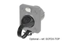 Neutrik NC3FDX-TOP Chass.Con.Female 3POLE Top XLR 3-polig chassisdeel female - thumbnail