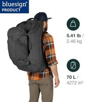 Osprey Farpoint 70 Backpack Heren Tunnel Vision Grey 70L - thumbnail