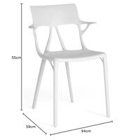 Kartell A.I. Eetkamerstoel - thumbnail