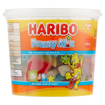 Haribo G-130020 Funny Fruitgom Mix 650 gr