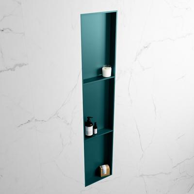 MONDIAZ EASY Nis 149,5x29,5cm in solid surface kleur Smag | Smag. 3 vakken geschikt voor in- of opbouw