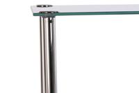 Badkamerschappen DKD Home Decor 40 x 30 x 105 cm Kristal Zilverkleurig Staal - thumbnail