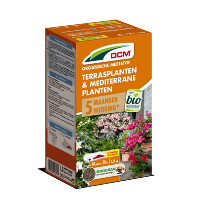 DCM Mest voor terrasplanten en mediterrane planten - 1,5 kg