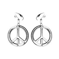 Peace ketting + oorbellen - thumbnail