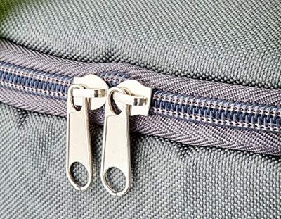 Borsteltas 27 x 22 x 22cm antraciet appelgroen