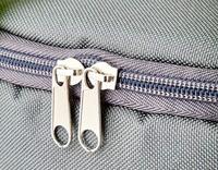 Borsteltas 27 x 22 x 22cm antraciet appelgroen - thumbnail