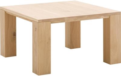 Goossens Hoektafel Luuk, hout eiken blank, modern design, 70 x 40 x 70 cm Goossens Hoektafel Luuk, hout eiken blank, modern design, 70 x 40 x 70 cm
